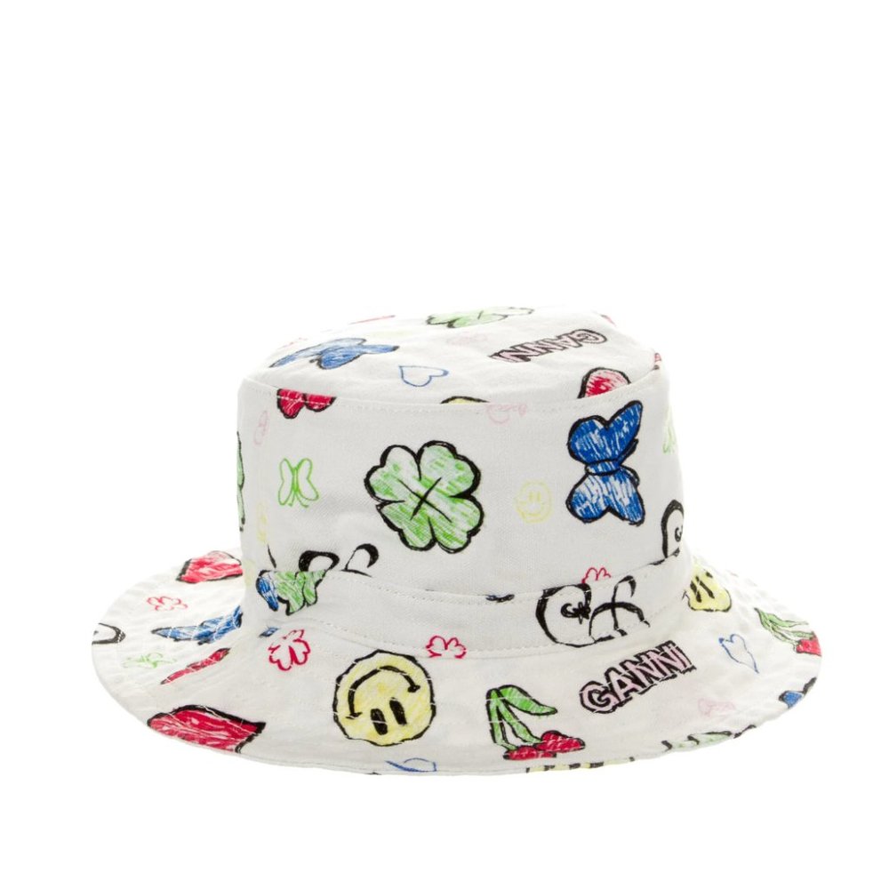 GANNI Canvas Bucket Hat